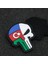 Azerbaycan Bayrak Slikon Peç Arkası Cırtlı (AZ01) 4