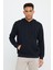 2 Iplik Sıcak Tutan Standart Fit Normal Kesim Kapüşonlu Ottoman Desenli Cepli Sweatshirt 1