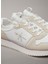 Beyaz - Krem Erkek Sneaker Runner Sock Laceup Ny-Lth 4
