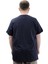 Büyük Beden Erkek T-Shirt Bisiklet Yaka Baskılı Fresh U24059 Lacivert 4