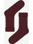 Warm Folded Bordo Soket Çorap 1