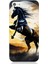 Apple iPhone 5 Uyumlu Şaha Kalkmış At Desenli Silikon Kılıf 1
