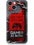 Apple iPhone 13 Uyumlu Gamer Uyarı Desenli Silikon Kılıf 1
