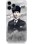 Apple iPhone 13 Pro Max Uyumlu Atatürk Portresi Desenli Silikon Kılıf 1