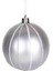 Yılbaşı Ağaç Süsü Yılbaşı Topu 6'lı Paket Gümüş 8 Cm. 4