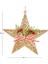 Yılbaşı Süsü Yılbaşı Dekorlu Yıldız Fiyonklu Berryli Gold 28X29 Cm. 4