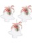Yılbaşı Süsü Yılbaşı Dekorlu Çam Ağacı 3'lü Set BEYAZ10X4X11 3