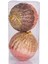 Yılbaşı Topu Gold Simli 2'li Paket Gold-Bronz 10 Cm. 2