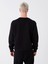 Oversize Bisiklet Yaka Uzun Kollu Erkek Sweatshirt 5