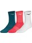 Training 3p Socks Unisex Çorap Beyaz/yeşil/turuncu 1