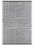 Eko Gri Kaymaz Taban Kilim Balkon Mutfak Oturma Odası Halısı Yoluk Eko339 100 x 200 2