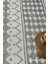 Ipar Gri Çift Taraflı Dokuma Kilim Balkon Mutfak Oturma Odası Halısı Ip0032 80 x 150 4
