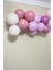 Retro Blush Pembe Parti Süsleme Balon Zinciri Seti 3