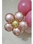 Retro Papatya Rose Gold Renk Papatya Folyo Balon 1