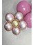 Retro Papatya Rose Gold Renk Papatya Folyo Balon 2