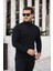 Beyaz Slim Fit Boğazlı Fitilli Triko Kazak 1