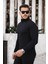 Beyaz Slim Fit Boğazlı Fitilli Triko Kazak 3