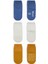 Nessiworld Bistyle Basic Kaymaz Penye Soket Çorap 3'lü BS10107 Indigo Ekru Hardal 2