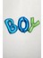 Boy Yazılı Rengarenk Birleşik Folyo Balon Cinsiyet Partisi Baby Shower Parti Balonu 1