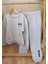 Gri Renk,3 Iplik ,şardonlu,unisex Eşofman Takımı 5