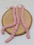 Pembe Pigmentli Yassı Mat Seramik Boncuk Dizi 10-12MM/23CM (54196) 2