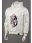Unisex Beyaz Sweatshirt Attack On Titan Annie Hoodie Anime Nakışlı Pamuklu Kapüşonlu Sweatshirt 4