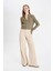 Slim Fit Dar Kesim Yarım Balıkçı Yaka Fermuarlı Triko Hırka A5607AX24WN 2