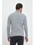 Erkek Gri Regular Fit Yarım Balıkçı Yaka Dokulu Desenli Triko Kazak RF0446 5