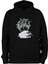 Unisex Kapüşonlu Sweatshirt Anime Nakışlı Hoodie Jujutsu Kaisen Oversize Siyah Kışlık Sweatshirt 1