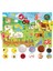 Headu Tactile Kabartma Boyalı 21 Parça Çiftlik Puzzle 1