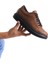 Saklı Moda SLW151 Boost Bağcıklı Cilt Erkek Günlük Sneaker Ayakkabı St Taba 4