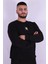 Erkek Sweatshirt Siyah 5124 3