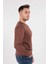 Erkek Sweatshirt Kahverengi 5610 3