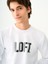 Erkek Sweatshirt Beyaz LF2037363 4
