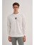 Erkek Sweatshirt Ekru 5124 1