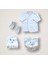 Minik Sincap Nakışlı Cotton Antibakteriyel 10LU Zıbın Takımı Hastane Çıkışı 4