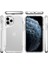 Apple iPhone 11 Pro Max Kılıf Eğimli Kamera Dizayn Sert Şeffaf Silikon 2