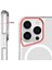 Apple iPhone 15 Pro Kılıf Eğimli Kamera Dizayn Magsafe Şarj Uyumlu Sert Şeffaf Silikon 4