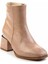 Bej Yılan Kadın Bot & Bootie K02874312007 3