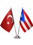 Porto Rico Ikili Masa Bayrağı 1