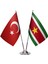 Surinam Ikili Masa Bayrağı 1