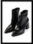 Siyah Kroko Kadın Bot & Bootie K02667230011 1