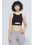 Ella Halter Yaka CutOut Detaylı Organik Pamuk Örme Crop Body 1103 1