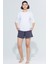 Edna Unisex Bisiklet Yaka Loose Fit Örme T-Shirt 1109 5