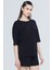 Edna Unisex Bisiklet Yaka Loose Fit Örme T-Shirt 1109 1