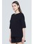 Edna Unisex Bisiklet Yaka Loose Fit Örme T-Shirt 1109 3