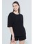 Edna Unisex Bisiklet Yaka Loose Fit Örme T-Shirt 1109 4