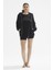 Ela Kapüşonlu 2 İplik Fermuar Detaylı Loose Fit Örme Sweatshirt 1051 4