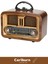 Kaliteli Yüksek Sesli Retro Şık Ahşap Bluetooth Bağlantılı Fm USB Tf Aux Şarjlı Nostaljik Radyo 4