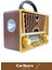 Kaliteli Yüksek Sesli Retro Nostalji Bluetooth Bağlantılı USB Sd Kart Radyo Mp3 Player Müzik Kutusu 3